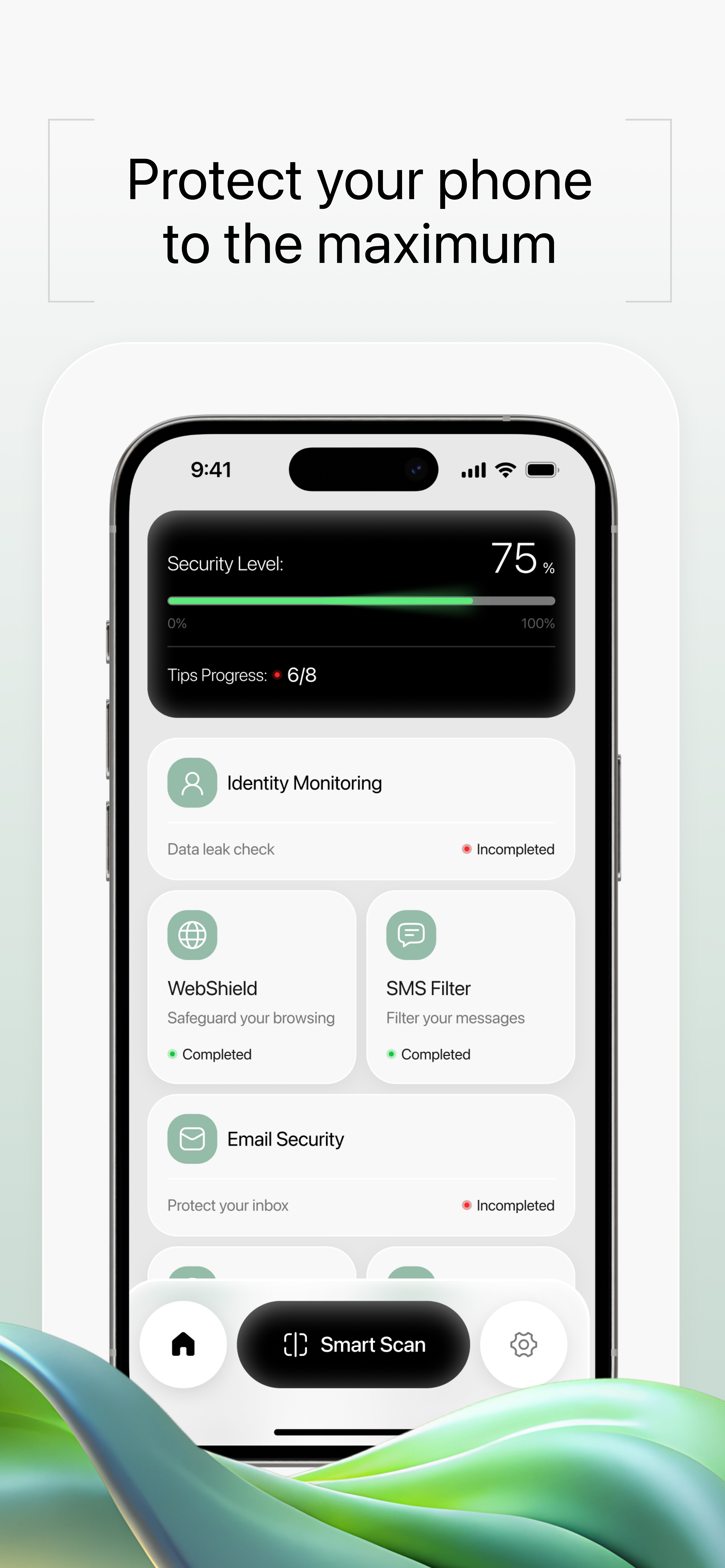 Forteya Security App Screenshot